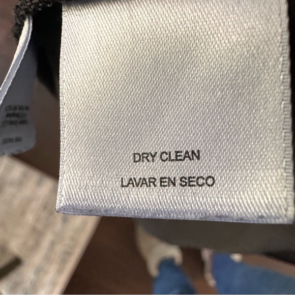 Black Velvet Dress | Size M | Ruffled Long Sleeves - Picture 5 of 6